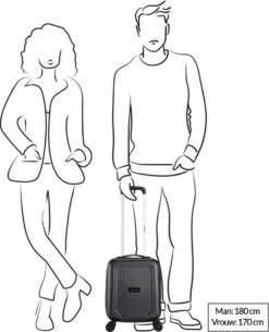 Decent Handbagage Koffer / Trolley / Reiskoffer - 42 Cm - 24 Liter - ABS - Maxi Air - Grijs 27 Decent Handbagage Koffer / Trolley / Reiskoffer - 42 Cm - 24 Liter - ABS - Maxi Air - Grijs -Goedkope Bagage Winkel 975x1200 9