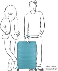 Decent EXPLORER PP Trolley 77 Cm - 106 Liter - TSA Slot - Pink -Goedkope Bagage Winkel 976x1200 3