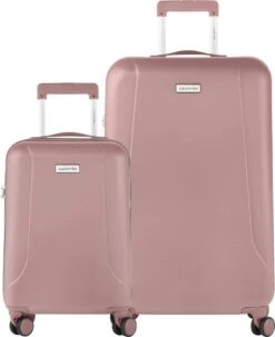 CarryOn Skyhopper Kofferset – TSA Handbagage + Reiskoffer 78cm – Dubbele Wielen - Old Pink 13 CarryOn Skyhopper Kofferset – TSA Handbagage + Reiskoffer 78cm – Dubbele Wielen - Old Pink -Goedkope Bagage Winkel 977x1200 6