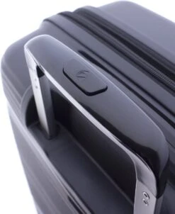 Gladiator Bionic S Handbagage Koffer Expandable - 55 Cm - TSA Slot - Zwart -Goedkope Bagage Winkel 980x1200