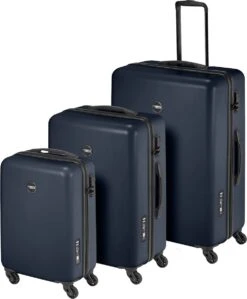 Princess Traveller PT01 - Reiskoffer - Platinum Navy - M - 67cm -Goedkope Bagage Winkel 990x1200 4