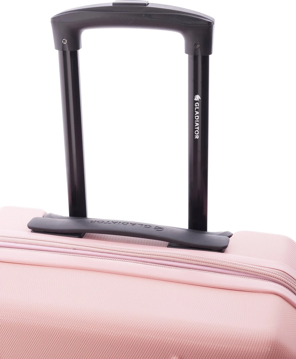 Gladiator Tropical Middelgrote Koffer Expandable - 67 Cm - 72/82 Liter - Roze 11 Gladiator Tropical Middelgrote Koffer Expandable - 67 Cm - 72/82 Liter - Roze - Afbeelding 9