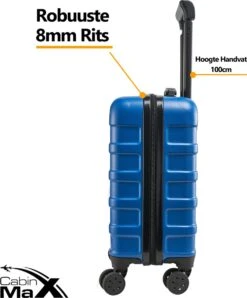 CabinMax Handbagage Koffer - Trolley 30L - Harde Reiskoffer - 45x36x20cm - Lichtgewicht - Groot Capaciteit - Aegean Blue 16 CabinMax Handbagage Koffer - Trolley 30L - Harde Reiskoffer - 45x36x20cm - Lichtgewicht - Groot Capaciteit - Aegean Blue -Goedkope Bagage Winkel 995x1200 1
