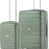 TravelZ Big Bars Kofferset - Trolleyset TSA 2-delig - Handbagage En Groot - Olijf -Goedkope Bagage Winkel 997x1200 1